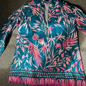 Lilly Pulitzer 1/4 zip athletic pullover. Kangaroo pocket. Great condition